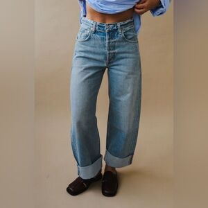 Citizens Of Humanity Light Blue Wide-Leg Jeans